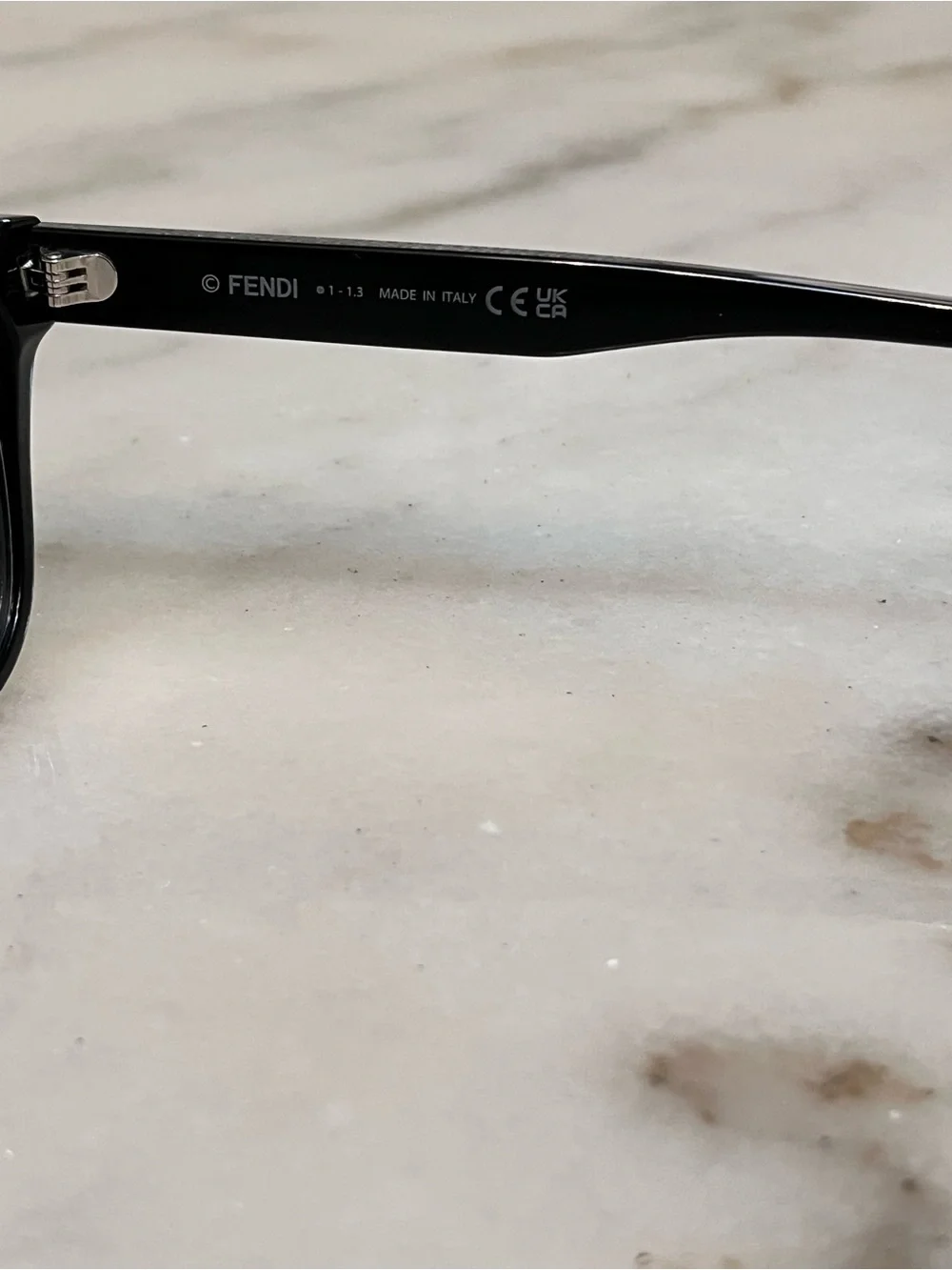 Fendi Kids Black Glossy Acetate Eyeglass Frames